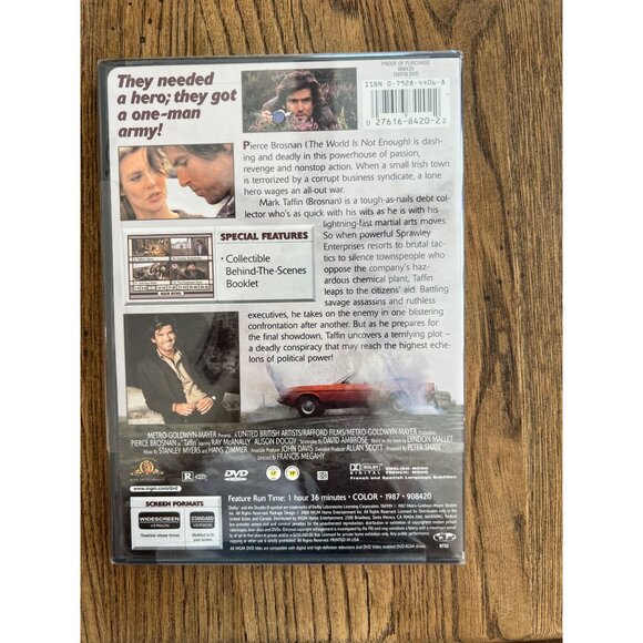 Pierce Brosnan "Taffin" Action Movie DVD MGM NEW Sealed - Picture 3 of 4